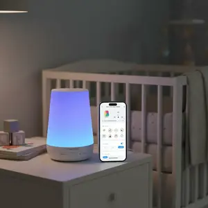 Momcozy Noise Baby Sound Machine with Night Light, 34 Soothing Sounds Timer APP Control Personal Sleep Program Blue Color, Home Decor