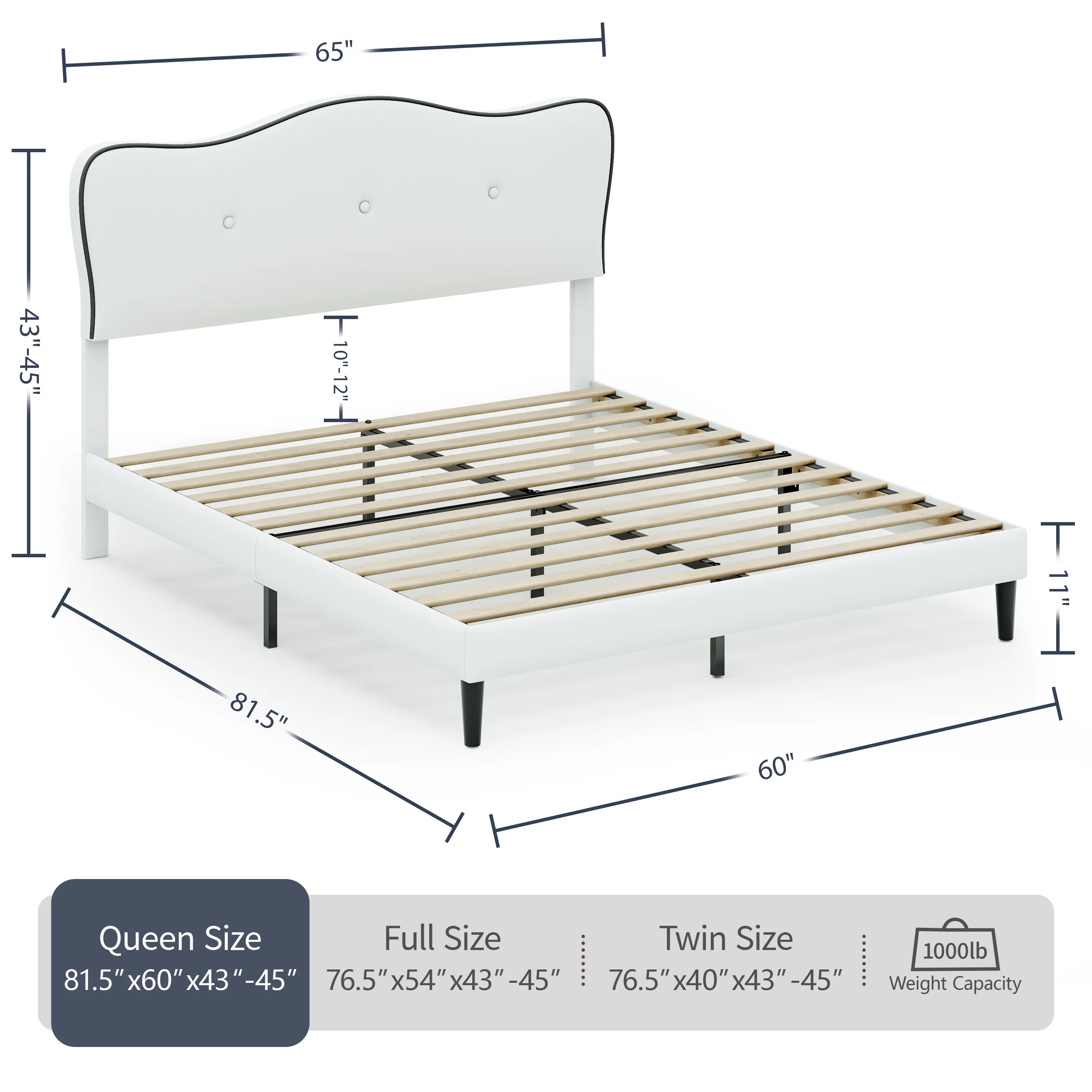 Queen Size White