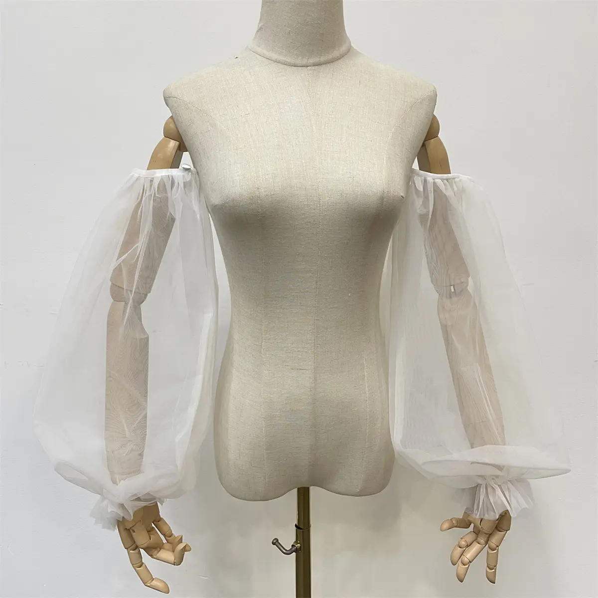 Tulle Sleeves, Off-the-shoulder Detachable Sleeves, Bridal Sleeves, Puffy Sleeves, Wedding Dress Removable Sleeves Chic Comfort