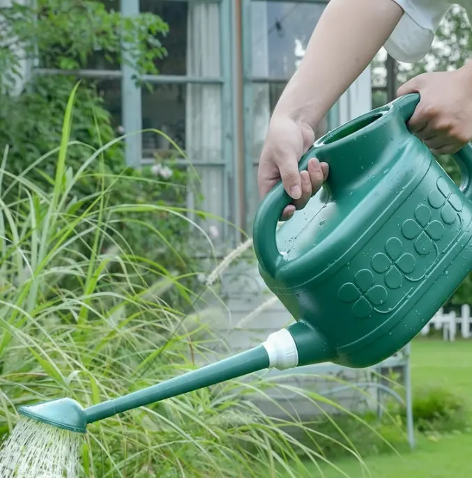 Bamworld Polypropylene Spout-Enabled Watering Can - 2gal & 1gal Wide Body Garden Sprayer, Long Spout, Detachable Rose Sprinkles, Indoor & Outdoor Garden Supplies (Deep Green), Spout-Enabled Watering Cans