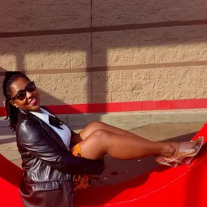 Women's Black Faux Leather Blazer