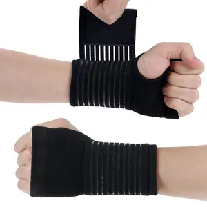2026 2 Pack Wrist Support Brace for Carpal Tunnel Arthritis and Tendonitis Pain Relief Adjustable Compression Bandage for Left and Right Hands Comfortable Breathable Design for Daily Use Sports and Health Care Healthcare Tool Healthcare Tool Black