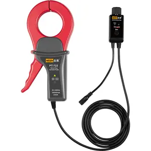 PINTECH AC/DC Current Clamp Probe for Oscilloscope 200kHz Bandwidth, 4000A, Zero Flux Current Probe with BNC Connector, PT-722