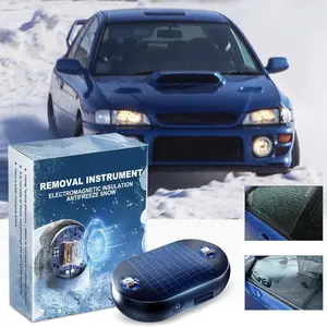 Solar-Powered Car Windshield De-Icer, Reusable Anti-Frost Device for Ice & Snow Removal, Universal Winter Defroster for Vehicles