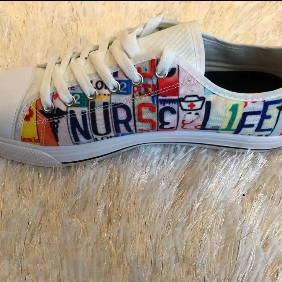 Nurse Life Sneakers. Closed