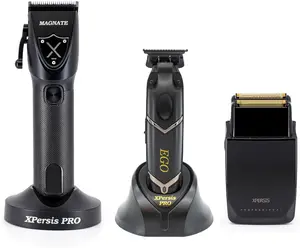 XPERSIS PRO Magnate Cordless Barber Combo Set Black