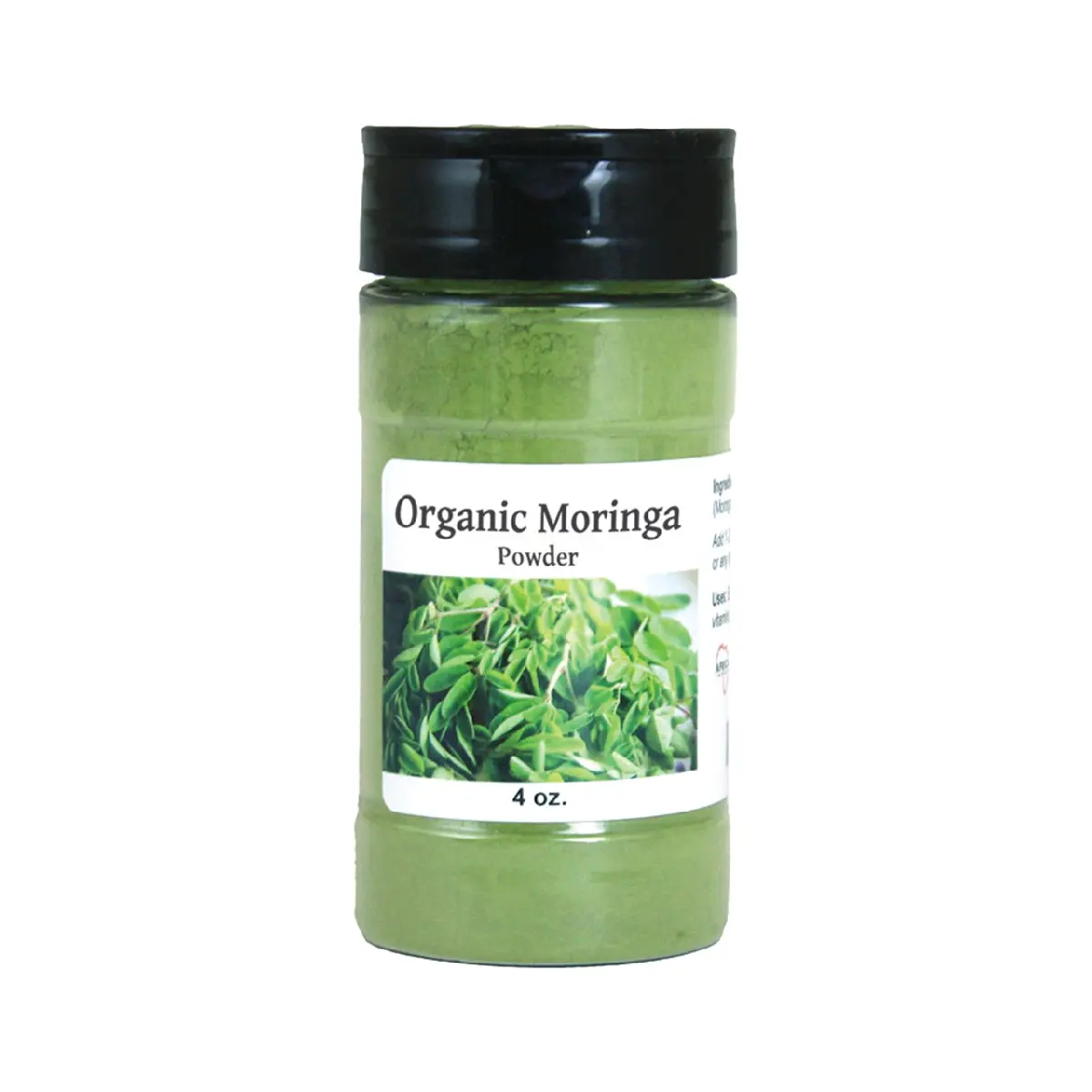 Organic Moringa Powder 4 oz - Natural Supplement from Sri Lanka, Versatile for Skincare and Wellness - Skin Repair