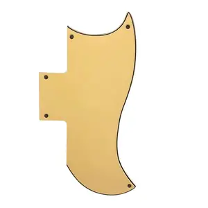 Gibson SG 61' Reissue Half Face Pickguard - 3-Ply Cream Yellow