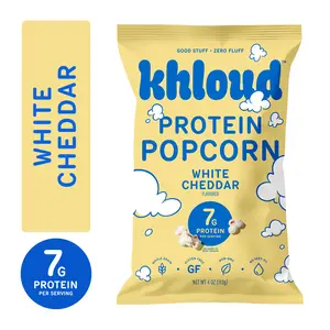 White Cheddar Protein Popcorn Snack - 7g Protein Per Serving, Khloe Kardashian's Popcorn