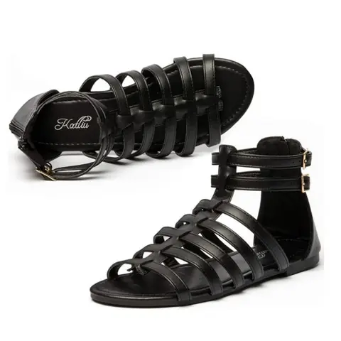 Women's Gladiator Sandals Flat Strap Sandals Ladies Sandals Chic Summervibes Footwear,back to school,back to school haul
