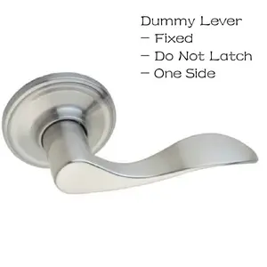Door Lock Dummy Lever Closet Cabinet Drawer Handle