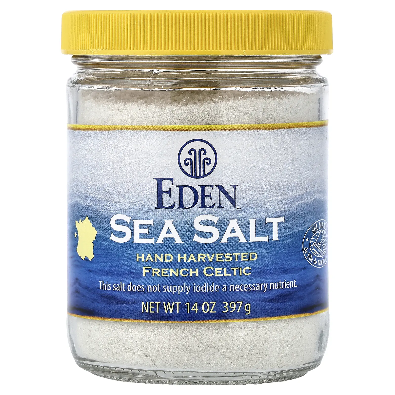 Eden Foods Sea Salt, 14 oz (397 g)