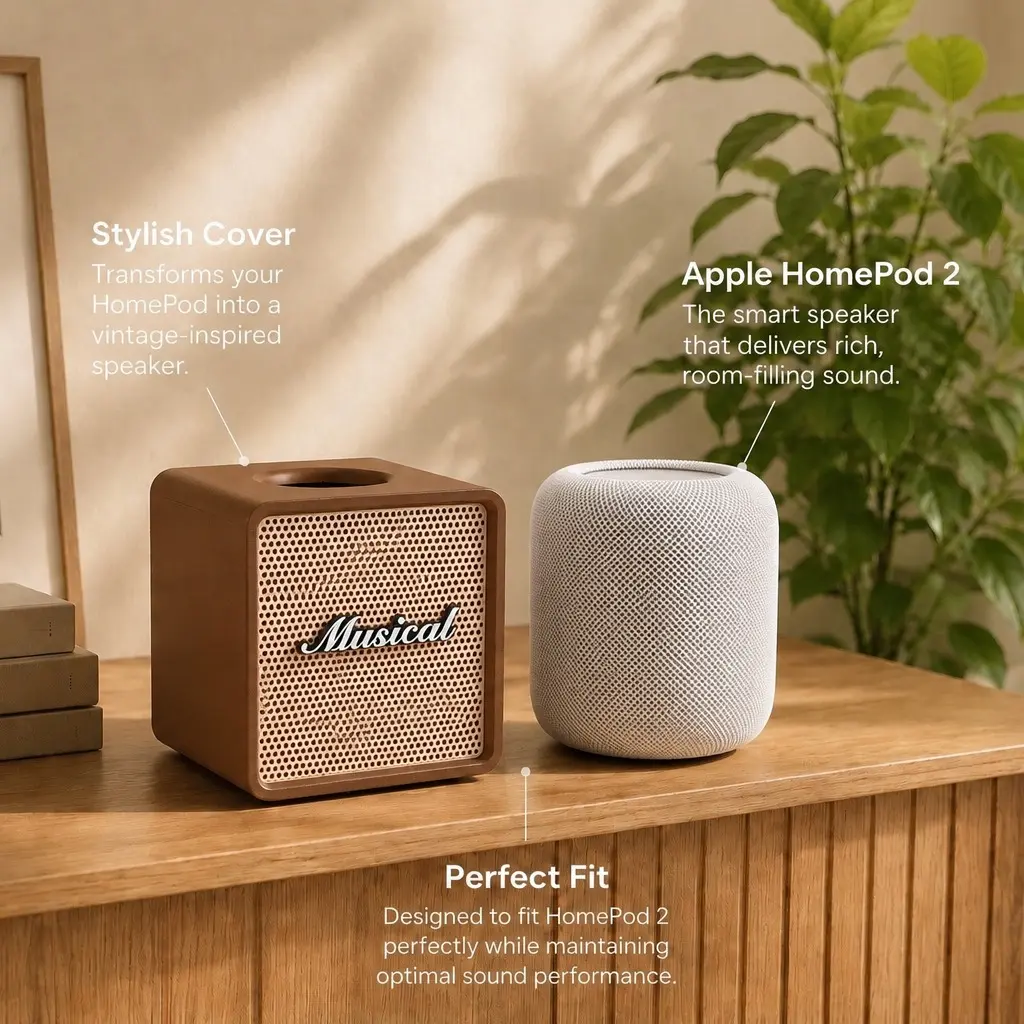 Retro Musical HomePod 2 Stand | 3D Printed