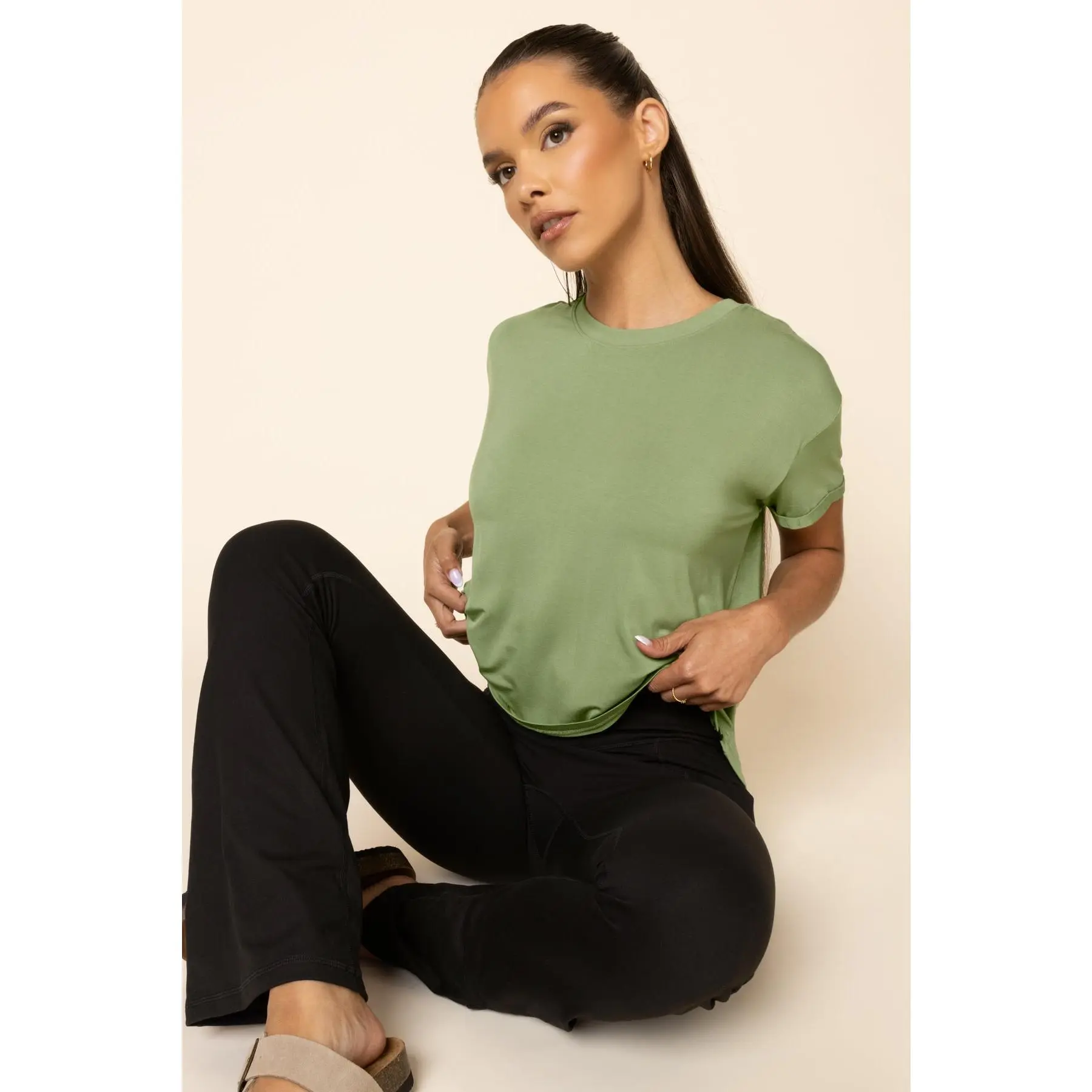 The Perfect Tee - Seaglass Green