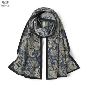 dragon scarf Premium Mulberry Silk Long Scarf for Women, 100% Genuine Silk, Wrap Style for Personal Use or Gift, Elegant Long Shawl, 2026 New Collection