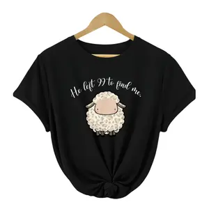 Comfort Fit Christian Jesus Lamb T-Shirt – 'He Left The 99 to Find Me'