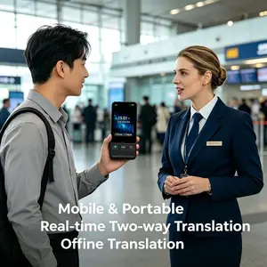 Ai Language Translation Device, Supports 139 Languages, Real-Time Voice Translation, Offline & Photo Translation, Ideal for Work, Travel, Learning