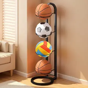 Basketball Storage Rack, Space-saving Basketball Holder Rack, Basketball Organizer, Home Organizer for Living Room Bedroom