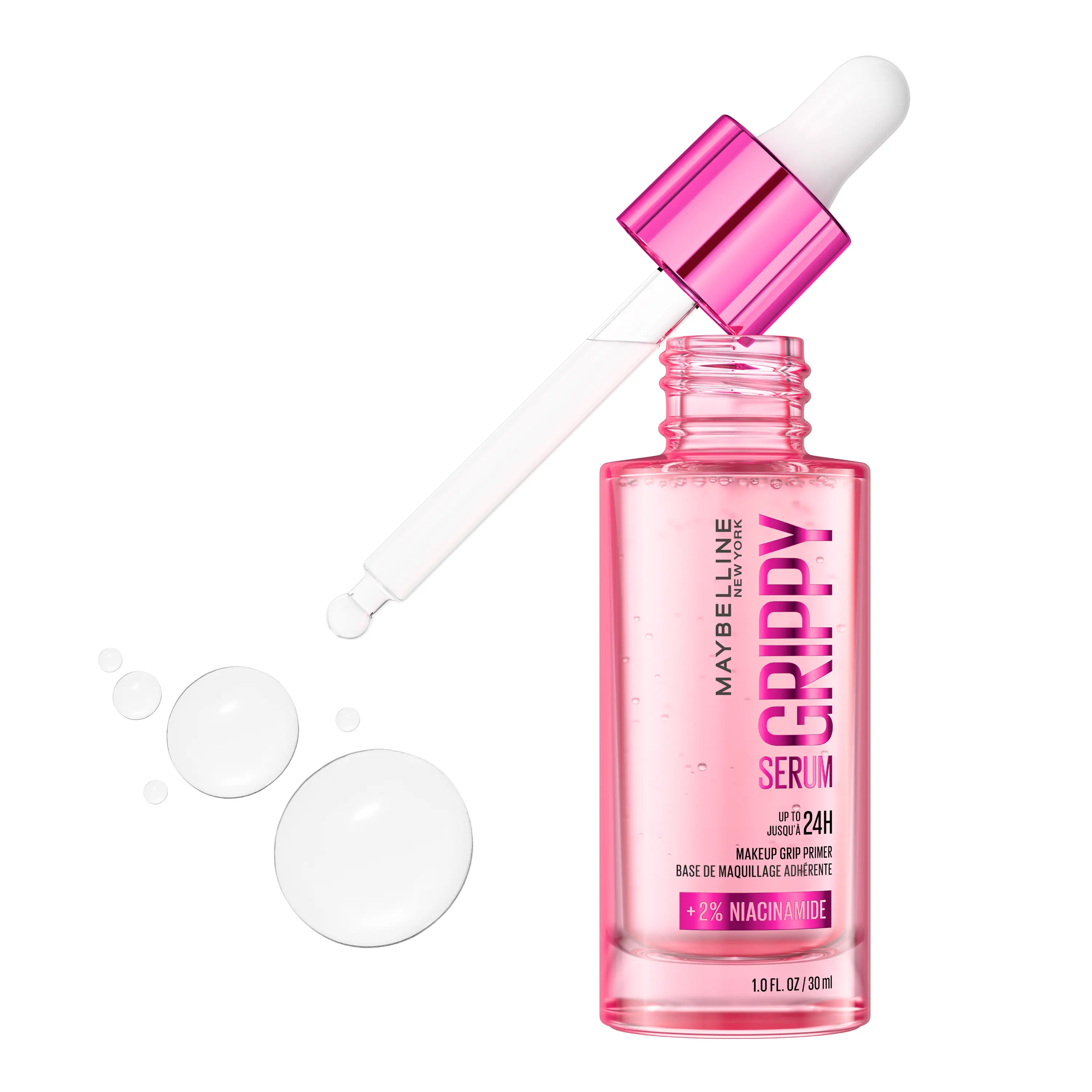 Grippy Serum Primer, Hydrating Makeup Primer with 2% Niacinamide For Up To 24HR Make Up Wear, Maybelline Grippy Serum Primer, Hydrating Makeup Primer with 2% Niacinamide For Up To 24HR Make Up Wear, Maybelline