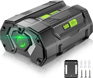 56v 5.0Ah Replacement  for EGO 56V  BA2800 BA4200 BA1400, Compatible with EGO 56  CS1604 CS1804 CS1403 HT2400 LB6504 LB5804 LB6500 LB4800 HTA2000 PH1400 Power Tools