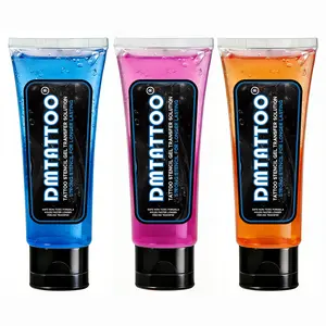 DM Tattoo Stencil Transfer Gel Solution, Fruit Scent Tattoo Stencil Gel, Tattoo Transfer Gel for Transfer Stickers Paper Machine Stencils, Tattoo Supplies Accessories for Tattoo Artists & Beginners(120ml) 4OZ