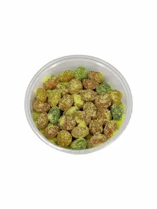 SOUR OR SWEET GREEN APPLE COATED Flavor gusher gummies Candy Sweet Snack