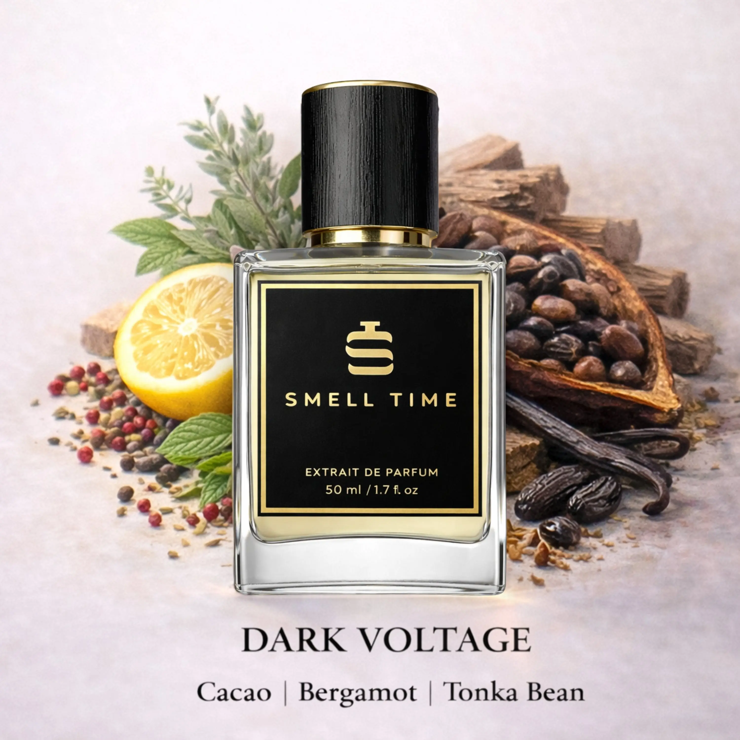 Dark Voltage – Spicy Sweet Amber Extrait de Parfum | Bold & Electric Men’s Fragrance