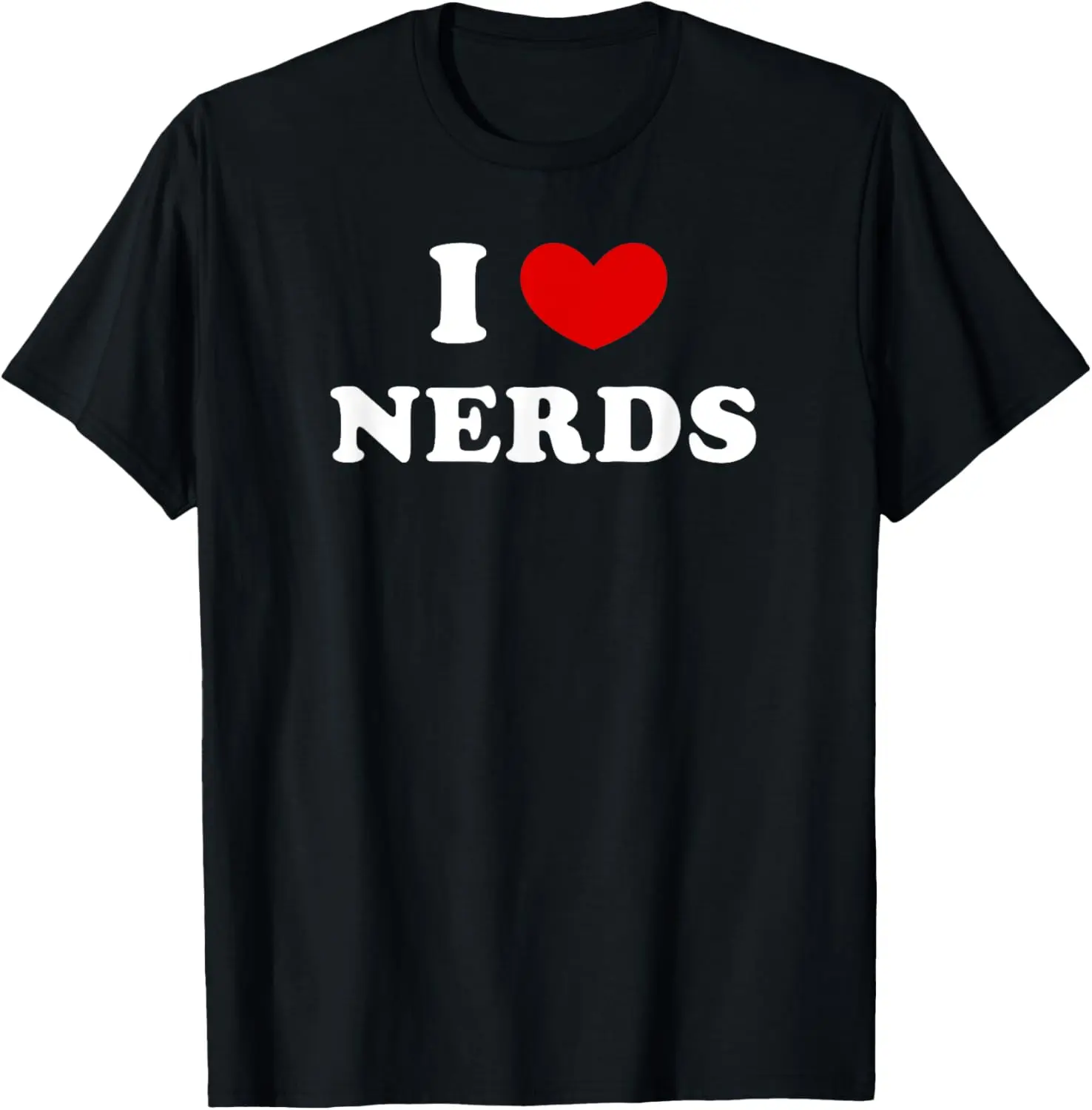 Cotton(pure) I Love Nerds, I Heart Nerds T-Shirt