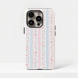 Love Shack Fancy Floral Smartphone Casing - Coquette Girl Cellphone Accessory, Compatible with iPhone 17, 16, 15, 14, 13, 12, 11, Pro Max Handheld Device Cases