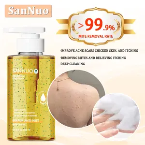 Sulfur Mite-Removal Body & Face Wash – Anti-Itch, Acne Treatment & Deep Pore Cleanser – 3-in-1 Natural Skincare Soap for Body, Face & Scalp