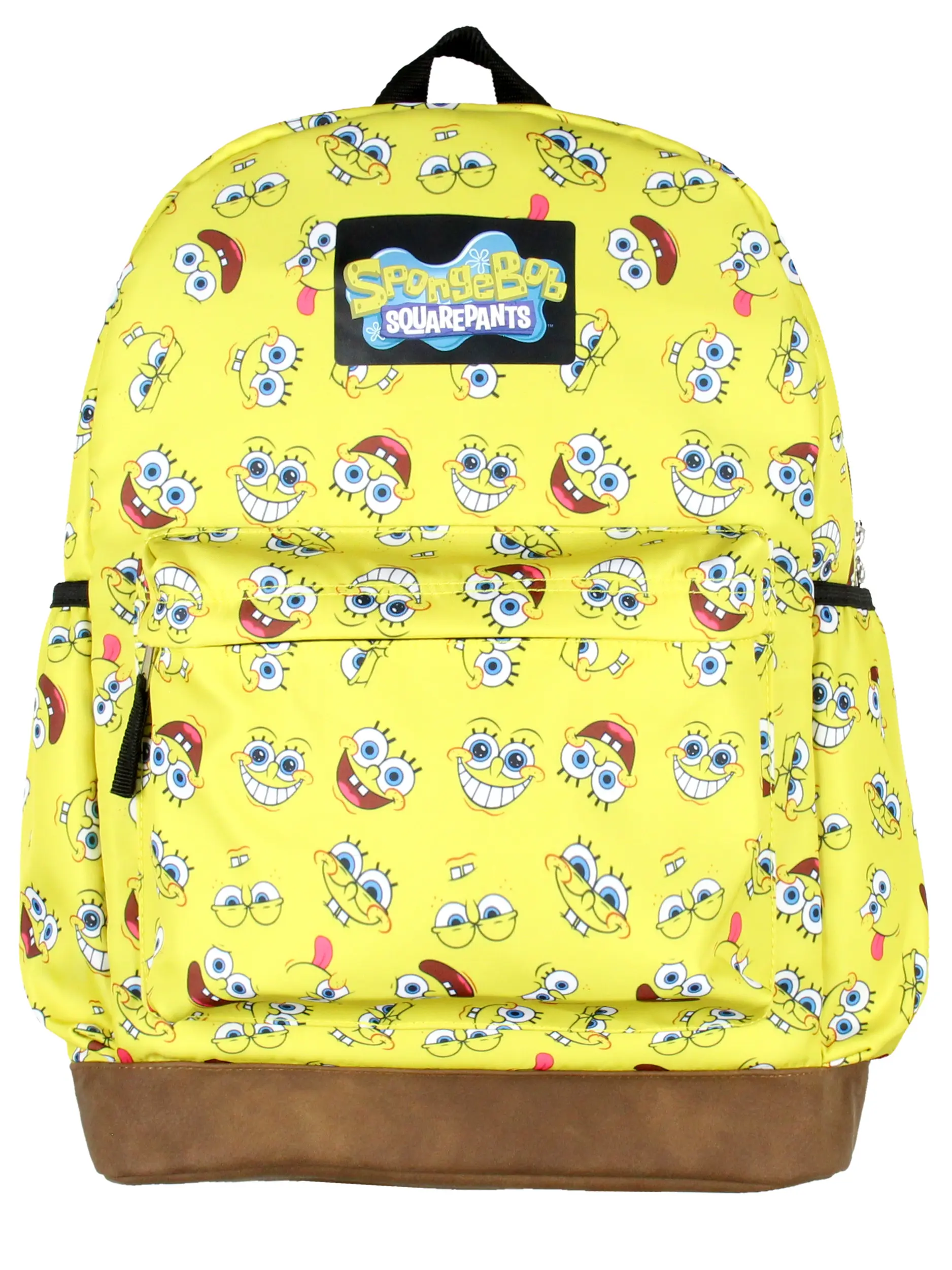 Nickelodeon SpongeBob SquarePants Face Expressions All Over Print Backpack 16"