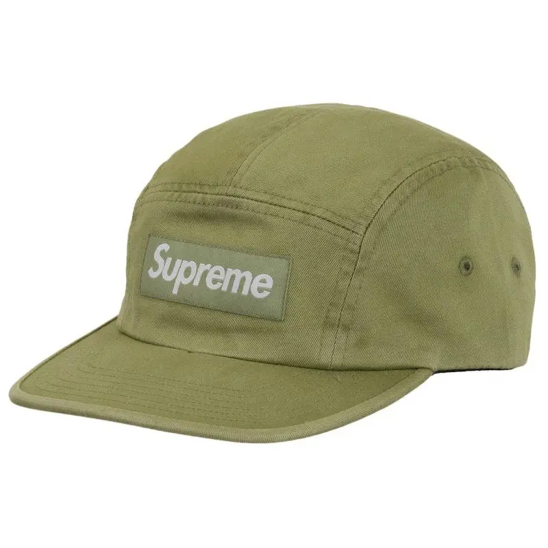 Supreme Washed Chino Twill Camp Cap (SS24), from StockX
