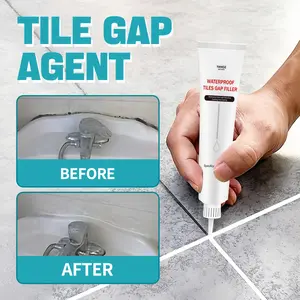 Multipurpose Tile & Countertop Adhesive, Waterproof & Mildew Proof Sealant, Easy To Use Sealant for Home & RV Use, Durable Protection, Invisible Waterproof Sealant