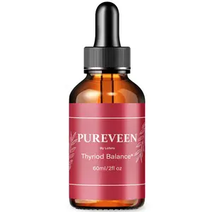 Pureveen Drops Pure Veen Thyroid Balance Support Liquid Supplement (1 Pack)