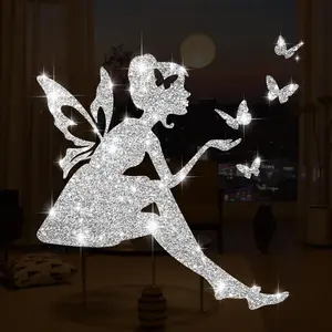 Sparkling Butterfly Elf Pattern Car Sticker, Car Decal, Car Decorative Sticker, Fashion Car Exterior Decoration Sticker, Car Exterior Accessories for Car, Motorcycle, Computer, Sticker For Cars