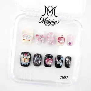 .DP.7697.Cute 3D Squishy Wearable New Year Nail