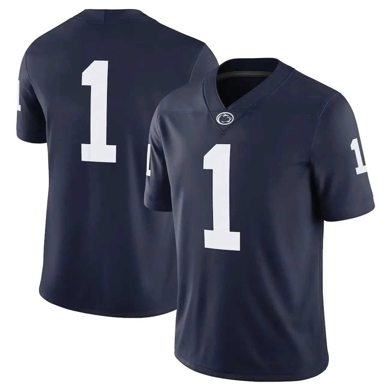 Mens College #1 Penn State Nittany Lions College Game Jersey - Navy