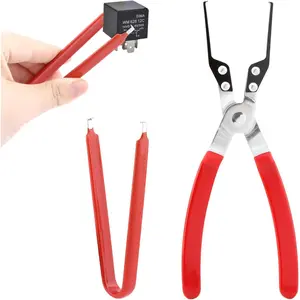 Automotive Relay Puller Pliers and Fuse Remover Tool, Relay Extractor, Comfortable Non-Slip Handle,  Electrical Remover Tool, for  Maintenance, Industrial Applications