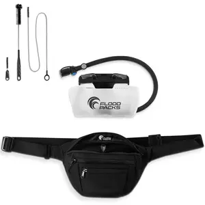 Hands-Free Hydration for Festivals & Travel – Flood Pack Crossbody (25oz, Left or Right Hip)