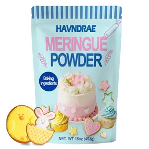 16oz Meringue Powder for Royal Icing & Baking - Easy Whip Icing Mix for Sugar Cookies, Gingerbread Houses, Cake Decorating & Frosting - Gluten-Free, Ideal for Home Bakers