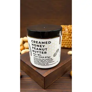 Peanut Butter Creamed Honey  - Barley Moon Botanicals -  Pure Honey, Natural Ingredients