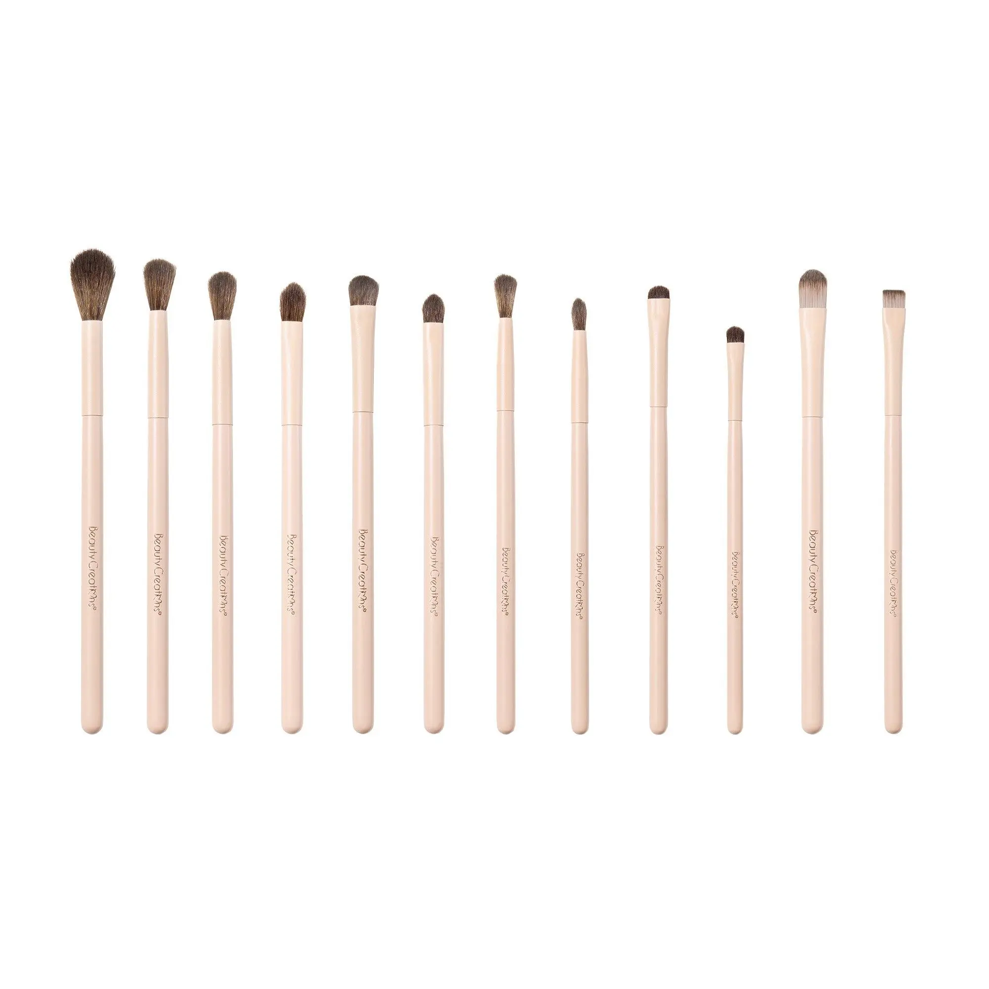 Beauty Creations Nude 12-Piece Essential Brush Kit for Brush Makeup Applications Beauty Creations Nude 12-Piece Essential Brush Kit for Brush Makeup Applications