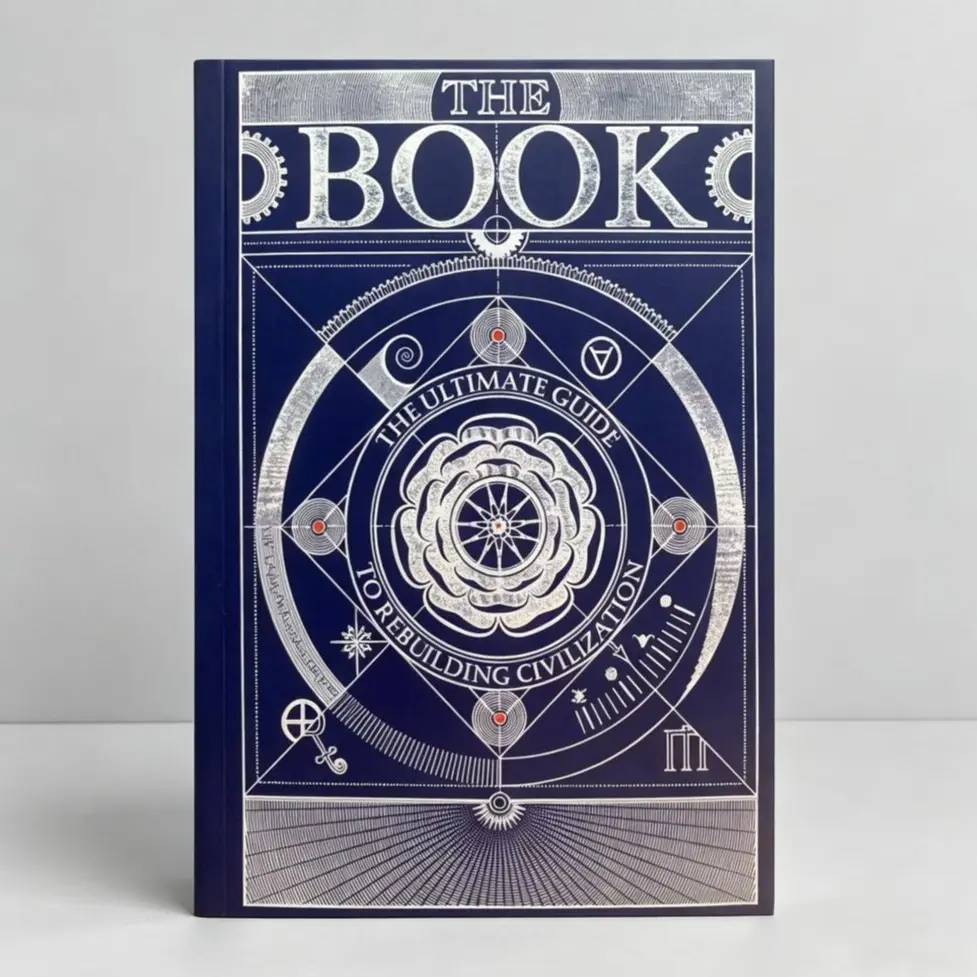 THE BOOK: The Ultimate Guide to Rebuilding Civilization | Illustrated Knowledge Encyclopedia for Adults, 400+ Pages Inspirational Science & History Reference Book, A5 Paperback & Personal Self-Growth