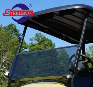 SGC Foldable Tinted Windshield for 2004+ Club Car Precedent/Tempo/Onward Golf Cart