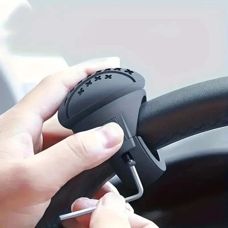 Essential Steering Wheel Helper for Experienced Drivers, Bearing Assist Ball for Easier Driving, Single Hand Control, No Wrist Pain, Steering Aid, Effortless Steering, Smooth Operation, Robust Durability, Car Accessories, Installation