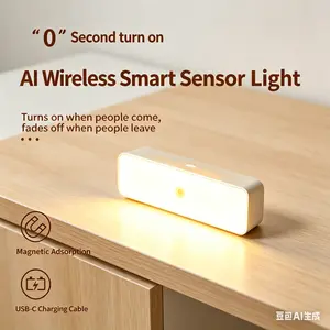 Night Lights,Motion Sensor Night Light Indoor, USB Rechargeable Light,Magnetic Installation Dimmable Lights for Kitchen,Wardrobe,Pantry, Closet,Bathroom,Stairs,Sink Cabinet,Garage,Summervibes # mini birthday gift