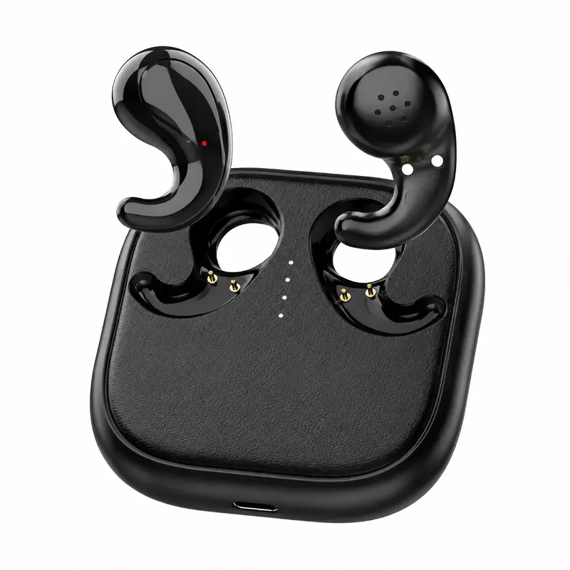 True Wireless Bluetooth 5.4 Rechargeable In-Ear Mini Sleep Earbuds - Headphones with USB Charging Port, Noise Reduction for Sleeping, Non-Water Resistant Wireless Gaming Audio Device