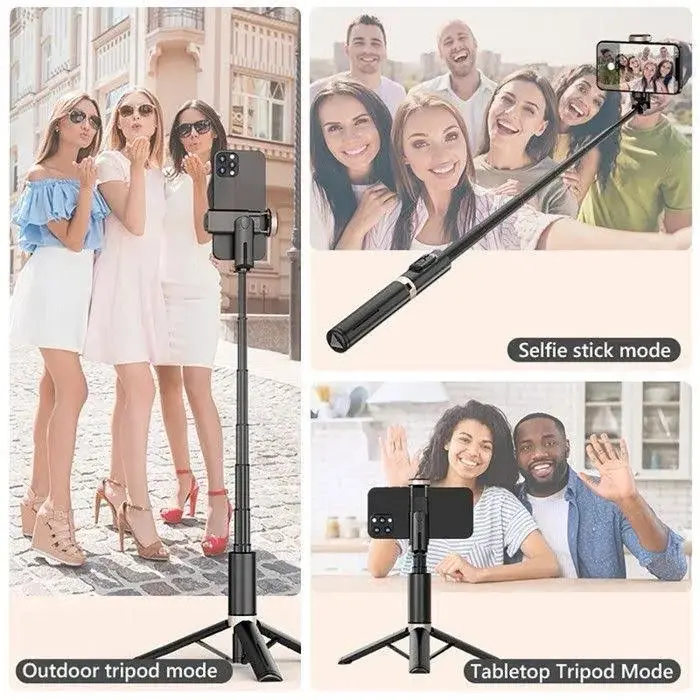 Bluetooth Wireless Handheld Selfie Stick with Remote Control