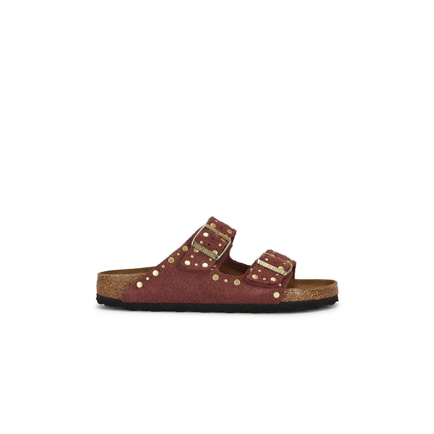 BIRKENSTOCK Arizona Rivets Sandal in Pepper