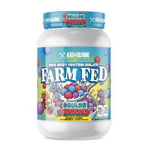 Axe & Sledge Farm Fed Isolate Protein Workout Supplement Lean Muscle Booster Edible